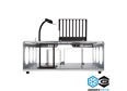 DimasTech® Bench/Test Table Easy V3.0 Metallic Grey